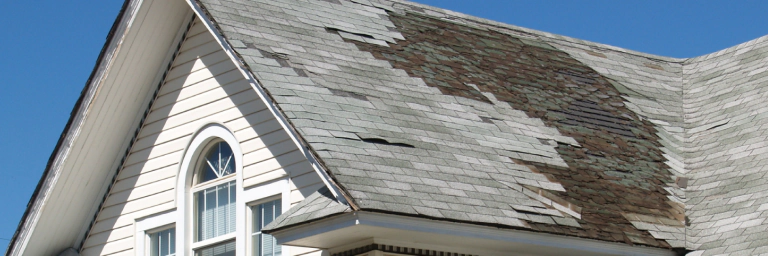 damaged roofing
